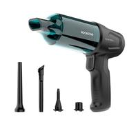 Cecotec Aspirateur à main sans fil avec moteur BLDC Conga Rockstar Micro Hand 80 W, puissance d'aspiration 12 kPa, fonction aspiration et soufflage, 2 modes, 25 minutes d'autonomie, kit d'accessoires