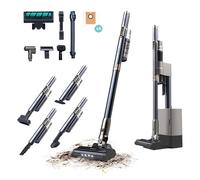 Cecotec Aspirateur Balai Léger sans Câble avec Base de Vidange Automatique Scoba 3000 Station. Moteur Digital Brushless 210W, Pression de 20kPa, Autonomie 40 Min, 2 Modes, Brosse Jalisco, Accessoires