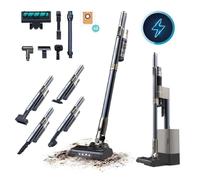 Cecotec Aspirateur balai léger Scoba 3000 Station – sans fil, base vidange auto, 210W, 20 kPa