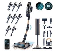 Cecotec Aspirateur Balai sans Fil Conga Rockstar 11500 Odyssey Station Connected IA. Aspirateur sans Fil 300 AW de Puissance,Base