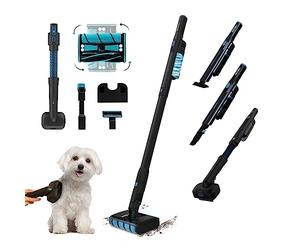 Cecotec Aspirateur Balai Scoba 2100 Twice Animal, Moteur Digital Brushless, 20 kPa d'Aspiration, 210W, Conception Légère, Tête Motorisée Dual Brush, Brosse pour Animaux.