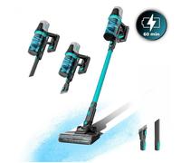 Cecotec Aspirateurs balais à Batterie Conga Rockstar 1500 Horizon X-Treme XL. Aspirateur Vertical sans Fil de 215W, 60 Minutes d'autonomie et Brosse Mixte