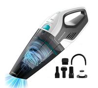 Cecotec Aspirateur de Main sans Fil Conga Rockstar Hand 8,4V. 50 W, sans Sac, Solides et Liquides, Autonomie 20 Mins, Puissance de Suction 4,5 kPa, Filtre de Haute Efficacité, 500 ML
