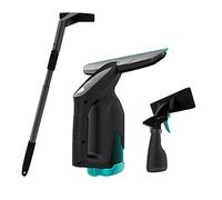 Cecotec Aspirateur lave-vitres Conga Popstar Glass Titanium avec fonction 3 en 1 : pulvérise, nettoie et aspire.