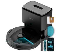 Cecotec Aspirateur Robot Conga 8490 Ultimate Ultra Power Home. Robot Aspirateur Laveur Navigation Laser, Nettoyage 4en1 (Aspiration, Balayage, Nettoyage, serpillière), 7000 Pa,170 Min d’autonomie,App
