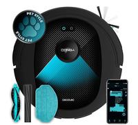 Cecotec Aspirateur Robot Conga 8490 Ultimate Ultra Power. Robot Aspirateur Laveur Technologie Laser, 4 en 1, 7000 Pa, 170 Min d’autonomie, Brosse Silicone,App et Assistants virtuels