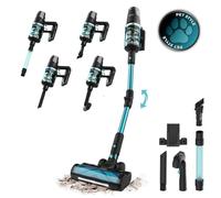 Cecotec Aspirateurs balais BLDC Conga Rockstar 9500 Lunar Pet Flex. Aspiration de 300 AW, 90 Minutes d'autonomie et Brosse Hairless Anti-enchevêtrement