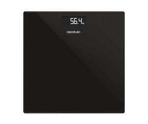 Cecotec Balance de Salle de Bain Numérique 30x30cm Surface Precision. Design Compact, Mesures Précises, Capacité Max 180kg, Allumage et Arrêt Automatiques, Base Antidérapante, Fonctionne avec Piles