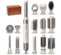 Cecotec Brosse soufflante CeramicCare 14in1 AirGlam – 14 têtes, 1400 W, 3 températures – Champagne