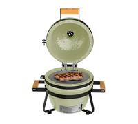 Cecotec Barbecue Céramique Grill à Charbon DragonFire 3200. Résistant à 1000ºC, Diamètre 60cm, Système Rise & Feast, Chambre Hermétique, Roues Sécurisées, Thermomètre Intégré, Grille, Fume et Enfourne