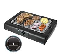 Cecotec big Barbecue de Table électrique PerfectSteak 4200 Way de 2400 W, Gril en Acier Inoxydable et Hauteur Ajustable sur 3 Niveaux, Noire
