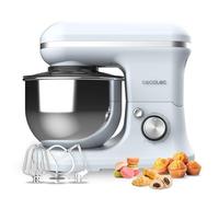 Cecotec Batteur Mélangeur Cecomixer Merengue 5L 1200 Bleu. 1200 W avec 6 Niveaux, Mouvement Planétaire, Design Élégant, Bol en Acier Inoxydable de 5 L et Accessoires pour Battre et Pétrir