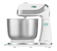 Cecotec Batteur pétrisseur CecoMixer Easy, Blanc. Puissance 250W, Mouvement planétaire, 6 vitesses, Bol en acier inox