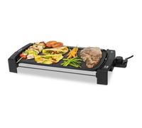 Cecotec Black&Water 2500 Plaque de Cuisson, Grill Électrique, Revêtement Anti-Adhésif, d'un Plateau de Récupération des Graisses,