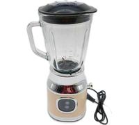 Cecotec Blender de Retro Glas RetroTwist Jaune. 800W de puissance maximale, fonction pulse, lame de 4 lames avec revêtement de Titane noir et pichet de 1L, design jaune laqué.