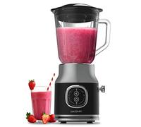 Cecotec Blender Mixeur RetroTwist Black. Puissance Maximale 800 W, Bol en Verre d’une Capacité de 1 L, 4 Lames avec Revêtement en Titane Noir, Moteur 100% en Cuivre