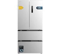 Cecotec Réfrigérateur à portes françaises Bolero CoolMarket FD 436 Inox E. 463L, 183x83,6cm, Inverter Plus, Total No Frost, Fast Cooling.