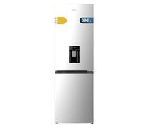 Cecotec Bolero CoolMarket Réfrigérateur Combiné 2 Portes Combi 296 DF WD Inox E. 296L, 60cm de Largeur, Fonctions FastCooling, FastFreezing et DeFrost, Intérieur LED, Distributeur d'Eau Intégré, Inox