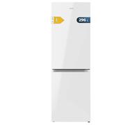 Cecotec Bolero CoolMarket Réfrigérateur Combiné 2 Portes Combi 296 DF White E. 296L, 60cm de Largeur, Fonctions FastCooling, FastFreezing et DeFrost, Intérieur LED, Blanc