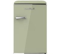 Cecotec Mini Frigo Rétro de 110 L Bolero CoolMarket TT Origin 110 Vert E. Mini Réfrigérateur, Classe E, ICEBOX, LED Intérieur, Poignée Chromée, Étagères en Verre, Ouvre-bouteilles, Vert.