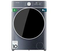 Cecotec Bolero DressCode 8800 Inverter Ice Blue A. Charge frontale, 8 kg, 2000 W, 1400 tr/min, 16 programmes, faible consommation d'énergie, moteur onduleur Plus, SteamMax, charge automatique et