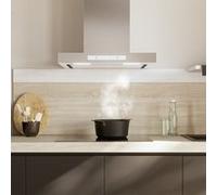 Cecotec Hotte aspirante Bolero Flux TT 608000 Slim Glass blanche 60 cm A++