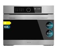 Cecotec Four Encastrable Multifonction Bolero Hexa AF319000 Inox A. 3800W, Capacité de 133L, 11 Fonctions avec Airfryer Master, Pizza Master, Steam Asisst, Steam EasyClean, Cuisson 3D, Décongélation