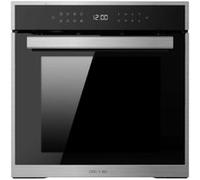 Cecotec Four encastrable Pyrolytique 60cm Bolero Hexa P506000 Edge A+. 3400W, Capacité de 81L, 11 Fonctions avec Airfryer Master, Pizza Master, 3D Cooking, Steam Base X2, Pyrolyse