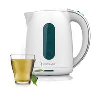 Cecotec Bouilloire d'Eau, 1,7 L Capacité, Thermosense 180 White. 2200W, Chauffage Rapide, Filtre Anticalcaire, Sans BPA et Autres Toxiques, Base avec Rotation de 360º, Récipient sans Câbles