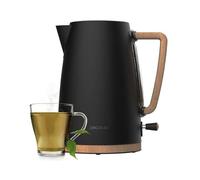 Cecotec Bouilloire Electrique 1,7L ThermoSense 200 Woody. Bouilloire 2200 W, Capacité 1,7 L,Ébullition Rapide, Inox Alimentaire, Filtre Anticalcaire,Arrêt auto, Base Pivotante 360°, Design Effet Bois