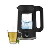 Cecotec Bouilloire Électrique 1,7L Thermosense 330 Glassy, 2200W, Corps en Verre Borosilicate, Filtre Anticalcaire, Garde au Chaud, Base 360º, Récipient sans Fil, Indicateur Lumineux