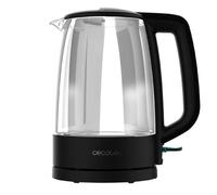 Cecotec Bouilloire électrique ThermoSense 320 - 1,7 L 2200W Verre borosilicate - Transparent et Noir