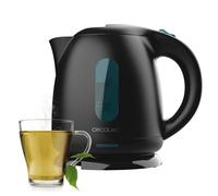 Cecotec Bouilloire Electrique Thermosense 140 Black. Bouilloire 1 L sans BPA, 2200 W pour un chauffage rapide, filtre anti-calcaire, base rotative à 360º pour tous.