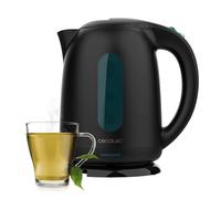 Cecotec Bouilloire Electrique Thermosense 180 Black, Bouilloire sans BPA de 1,7 L, 2200 W, avec Filtre Anti-Calcaire, Base Rotative à 360º et Arrêt Automatique pour une Utilisation Pratique,