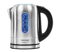 Cecotec Bouilloire Électrique ThermoSense 290 Steel. 1.7 L, Sans BPA, Acier Inoxydable, Base 360º, Filtre Anticalcaire , Triple Système de Sécurité , Sélecteur de Température, 2200 W.