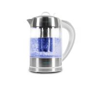 Cecotec Bouilloire Électrique ThermoSense 370 Clear. 1.7 L, Verre Borosilicate, Sans BPA, Base 360º, Filtre Anticalcaire, Triple Système de Sécurité, 2200 W.