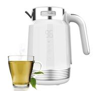 Cecotec Bouilloire Électrique ThermoSense 600 Touch Blanc de 1,7 L, 2200 W, Sans BPA, Acier Inoxydable et Plastique de Haute Qualité, Lumière LED et Indicateur de Fonctionnement, Base à 360º