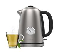 Cecotec Bouilloire électrique Thermosense 620 Vintage 1,7 L 2200 W Acier inoxydable, Noir