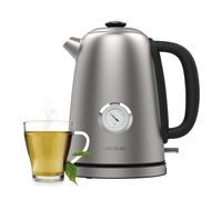 Cecotec Bouilloire électrique Thermosense 620 Vintage 1,7 L 2200 W Acier inoxydable, Noir