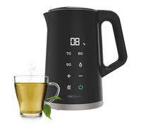 Cecotec Bouilloire Electrique Thermosense 800 Neo. Bouilloire haute puissance 2200W, capacité 1,7L, fonction Keep Warm 2h, écran tactile, design Cool Touch en acier inoxydable, base 360º.