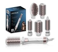 Cecotec Brosse À Air 5 En 1 Bamba Ceramiccare 5in1 Pro 1000 W, Céramique, Technologie Ionique, 3 Réglages De Température Et 2 Vitesses, Fonction Air Froid, Comprend 5 Têtes