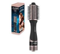 Cecotec Brosse à Air avec Écran CeramicCare Unique Touch. 1200W, Sèche, Démêle, Lisse, Donne du Volume et Façonne, 4 Températures, Élimine les Frisottis, Tête en Céramique