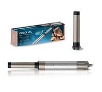 Cecotec Brosse à Air Technologie Coanda Bamba CermicCare 2in1 AirGlam Aluminum Technology, 2 Heads, 1400W, moteur numérique, élimination des frisottis, 3 températures