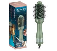 Cecotec Brosse air volumisante CeramicCare Olive – 1200W, céramique kératine & argan, 3 modes