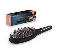 Cecotec Brosse Lissante Bamba InstantCare 900 PerfectBrush. Température Reglable 140-220ºC, Revêtement en Kératine et Huile D'Arganier, Générateur de Ions Réels