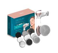 Cecotec - Brosse Nettoyante Faciale et Portative Bamba FaceCare TotalClean - 9 Têtes pour Visage, Corps et Pieds avec Rotation à 360°, Design Ergonomique et Sac de Voyage