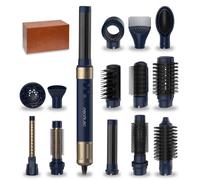 Cecotec Brosse Soufflante avec 14 Têtes, Technologie Coanda CeramicCare 14in1 AirGlam Bleu. Brosse Chauffante 1400W, Moteur Numérique, Éliminateur de Frisottis, 3 Températures