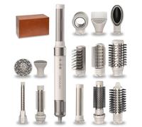 Cecotec Brosse Soufflante avec 14 Têtes, Technologie Coanda CeramicCare 14in1 AirGlam Champagne. Brosse Chauffante 1400W, Moteur Numérique, Éliminateur de Frisottis, 3 Températures