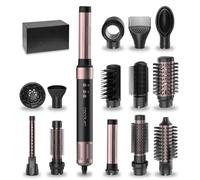 Cecotec Brosse Soufflante avec 14 Têtes, Technologie Coanda CeramicCare 14in1 AirGlisse Black. Brosse Chauffante 1400W, Moteur Numérique, Éliminateur de Frisottis, 3 Températures
