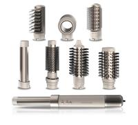 Cecotec Brosse coiffante CeramicCare AirGlam - Revêtement céramique, 1400 W, champagne